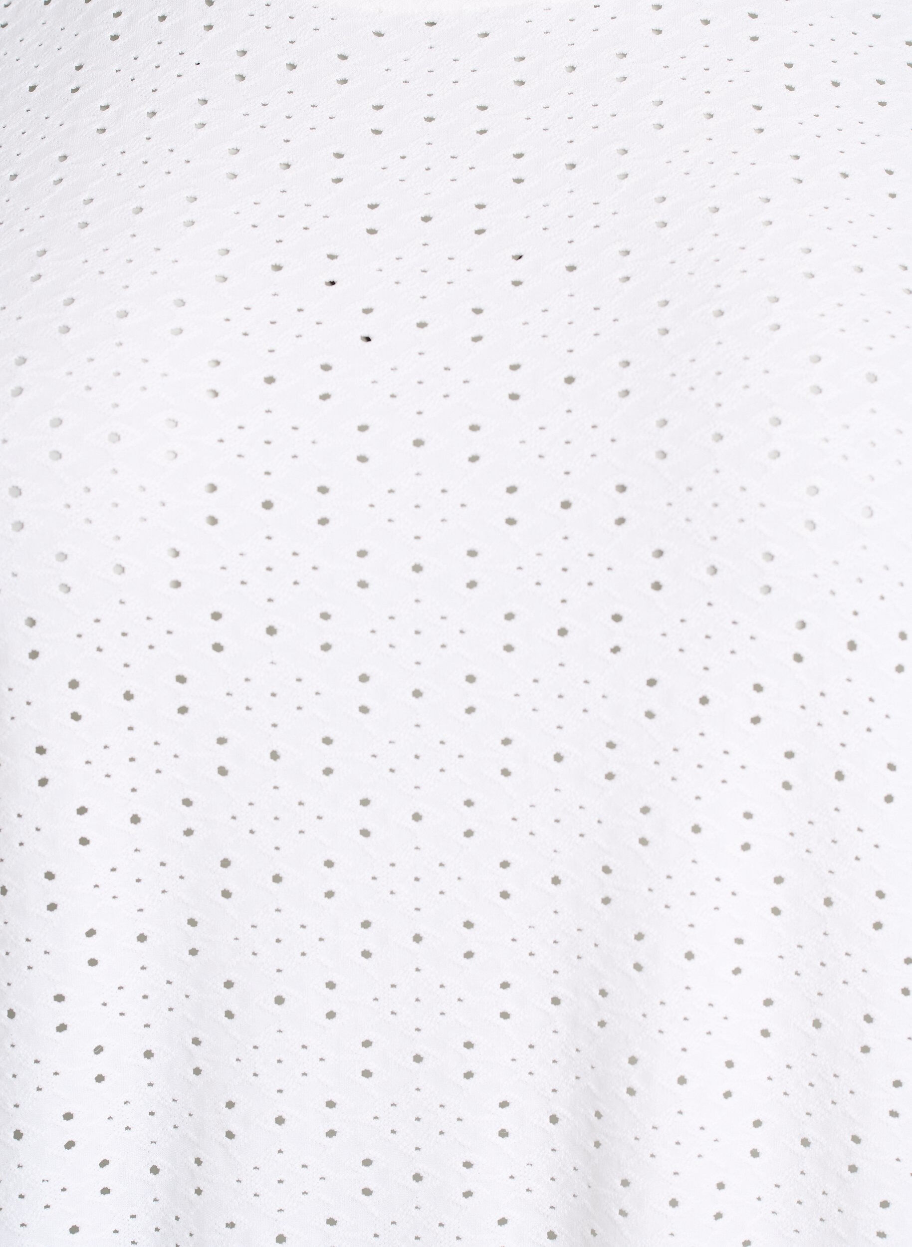 ZizziBluzka z haftem angielskim i bufiastymi rekawami, Biały, Packshot image number 2