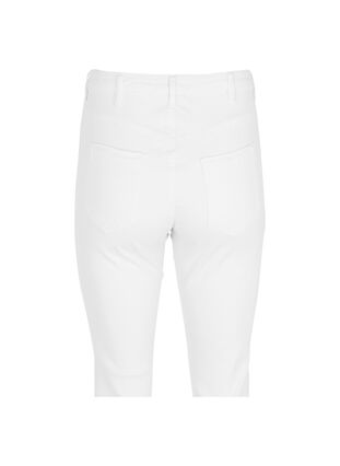 Amy capri jeans z wysokim stanem i bardzo dopasowanym krojem, Bright White, Packshot image number 1