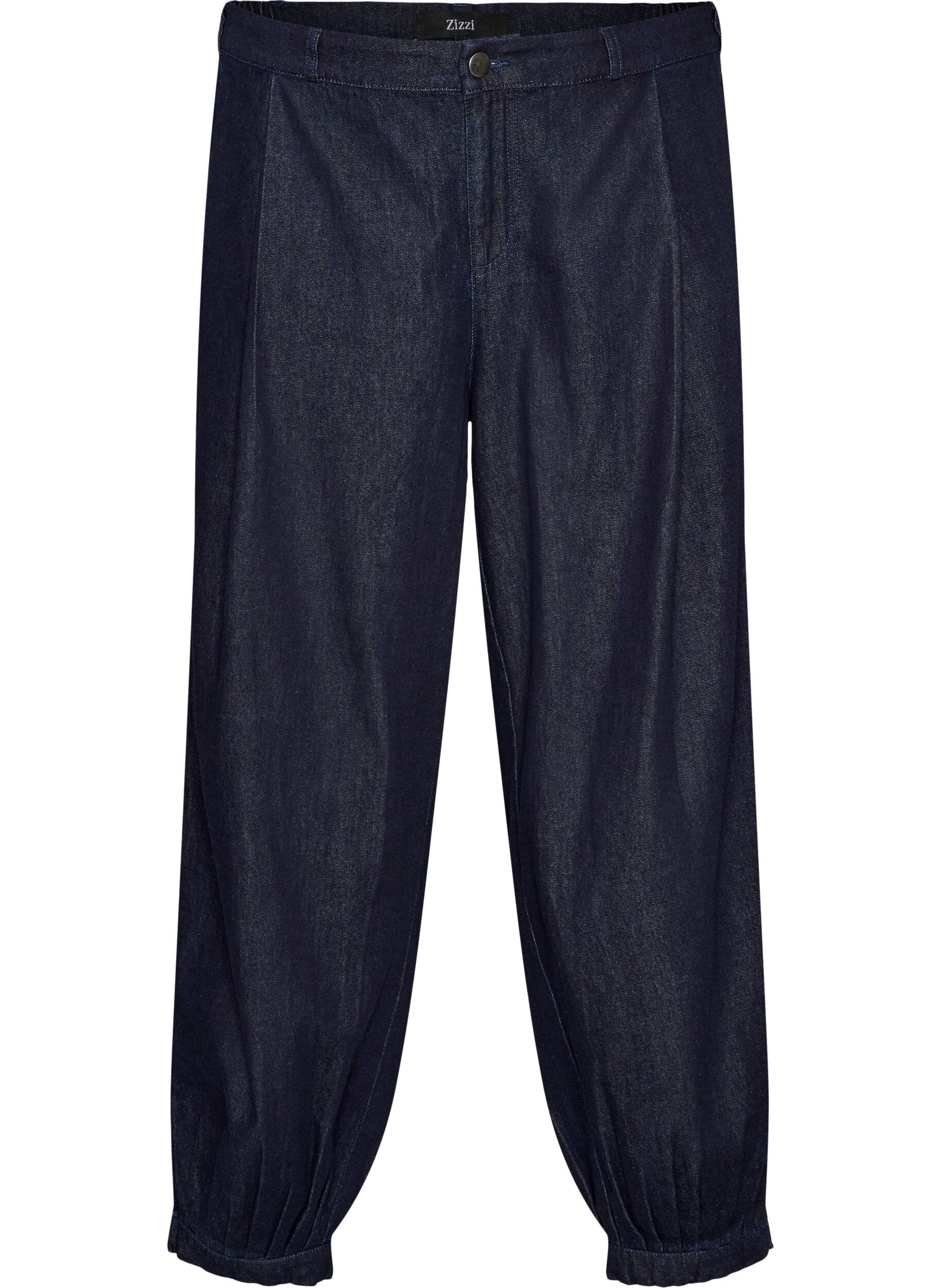 ZizziJeansy balonowe na wysoka talie, Niebieskie, Packshot image number 0