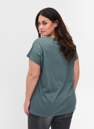 Koszulka z mieszanki bawelny, Balsam Green, Model image number 1