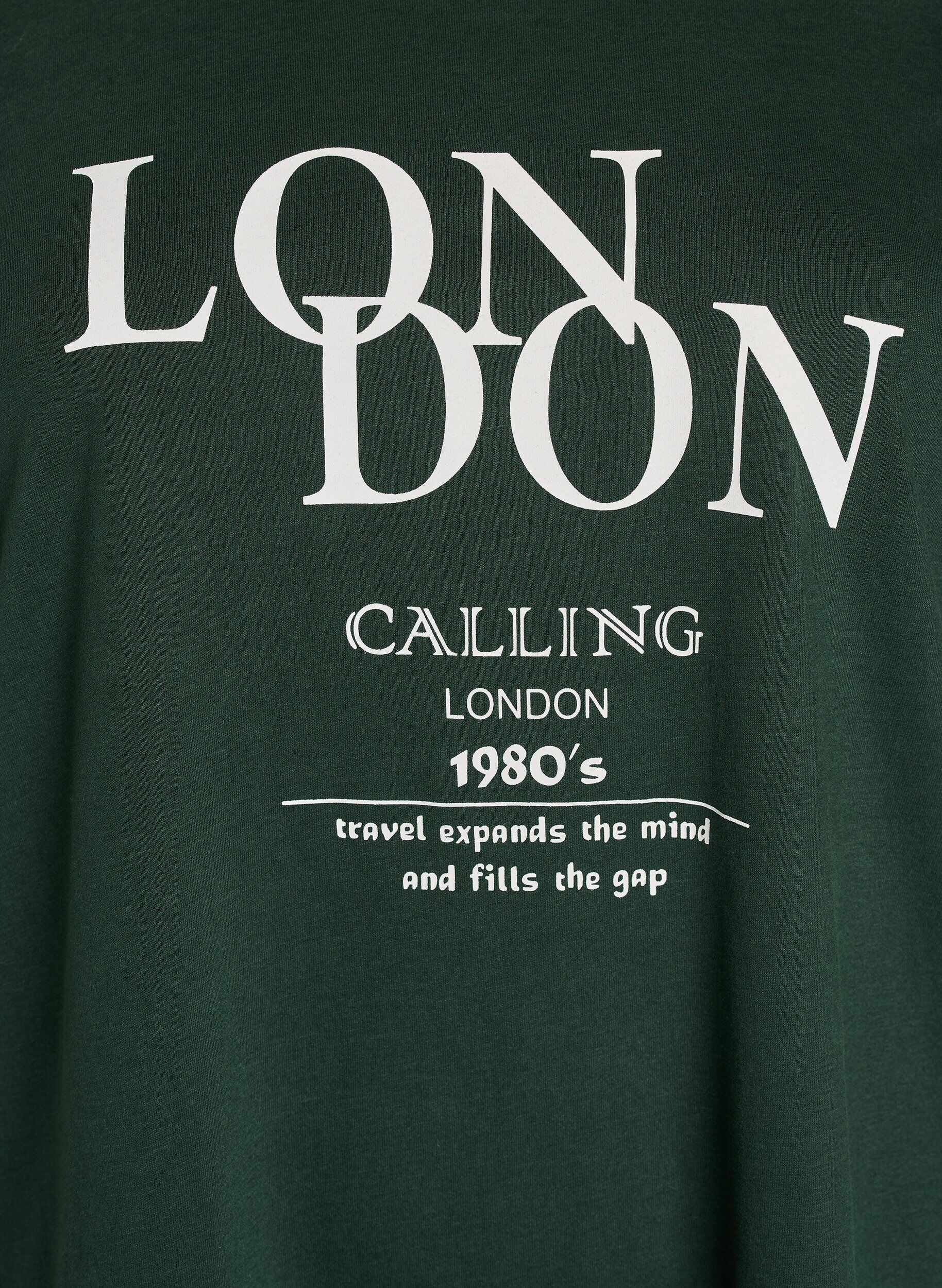 Zizzi Koszulka z nadrukiem, Zielony, Packshot image number 2