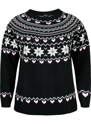 Swiateczny sweter, Black Comb, Packshot image number 0