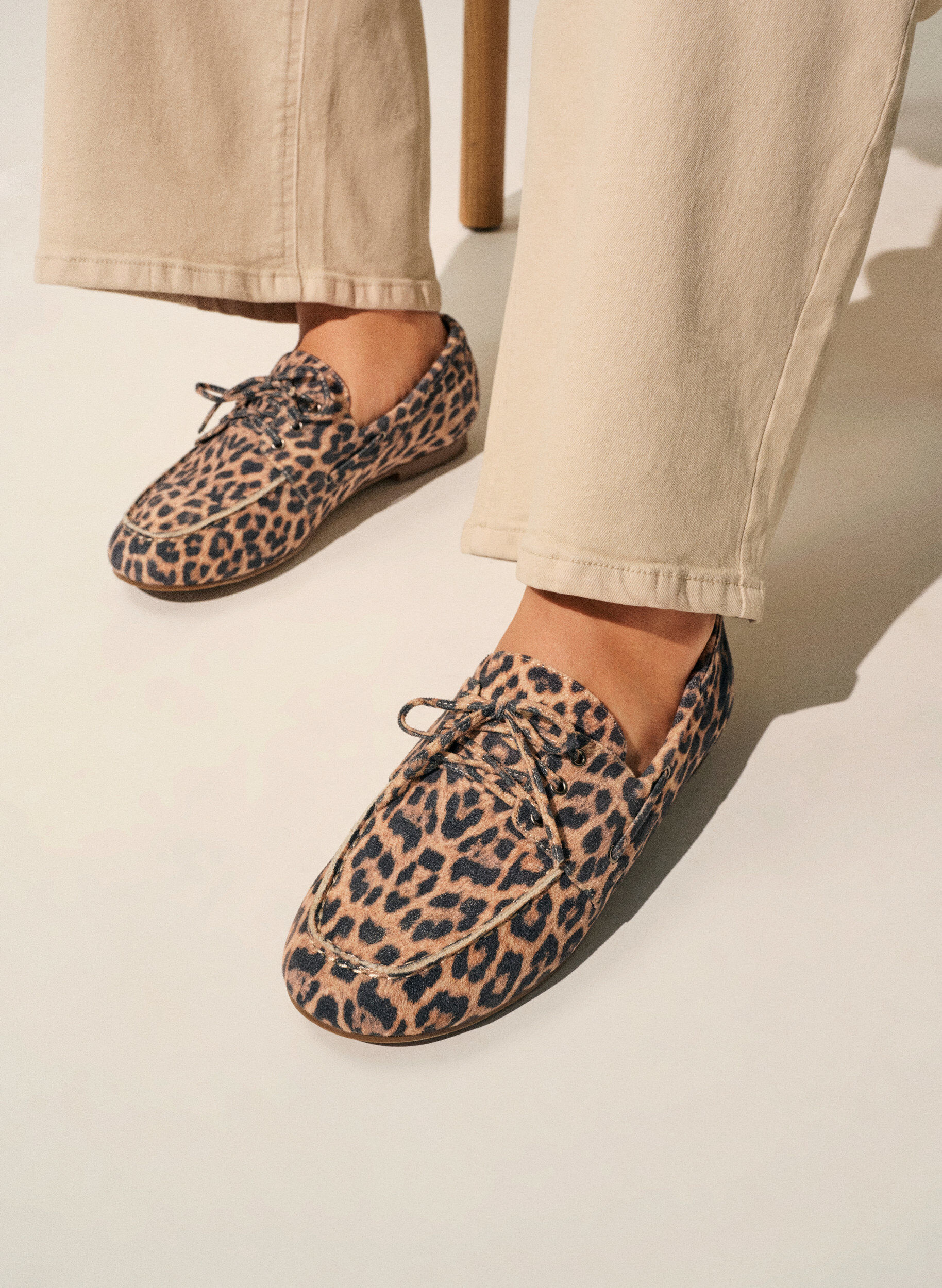 Extra Szerokie - Mokasyny ze sztucznej sk&oacute;ry zamszowej