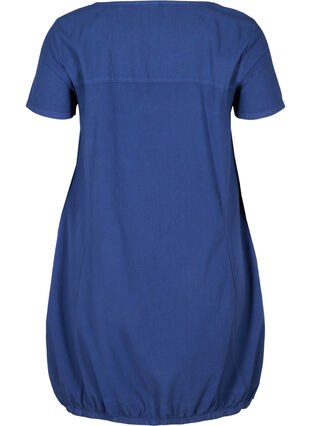 Bawelniana sukienka z krótkim rekawem, Twilight Blue, Packshot image number 1