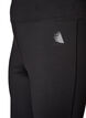 Legginsy treningowe bootcut z wysokim stanem, Czarne, Packshot image number 2