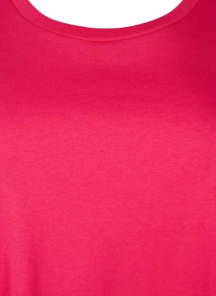 Bawelniana sukienka T-shirtowa, Bright Rose, Packshot image number 2