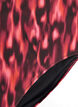 Figi damskie bikini z nadrukiem i wysokim stanem, Czerwony, Packshot image number 2