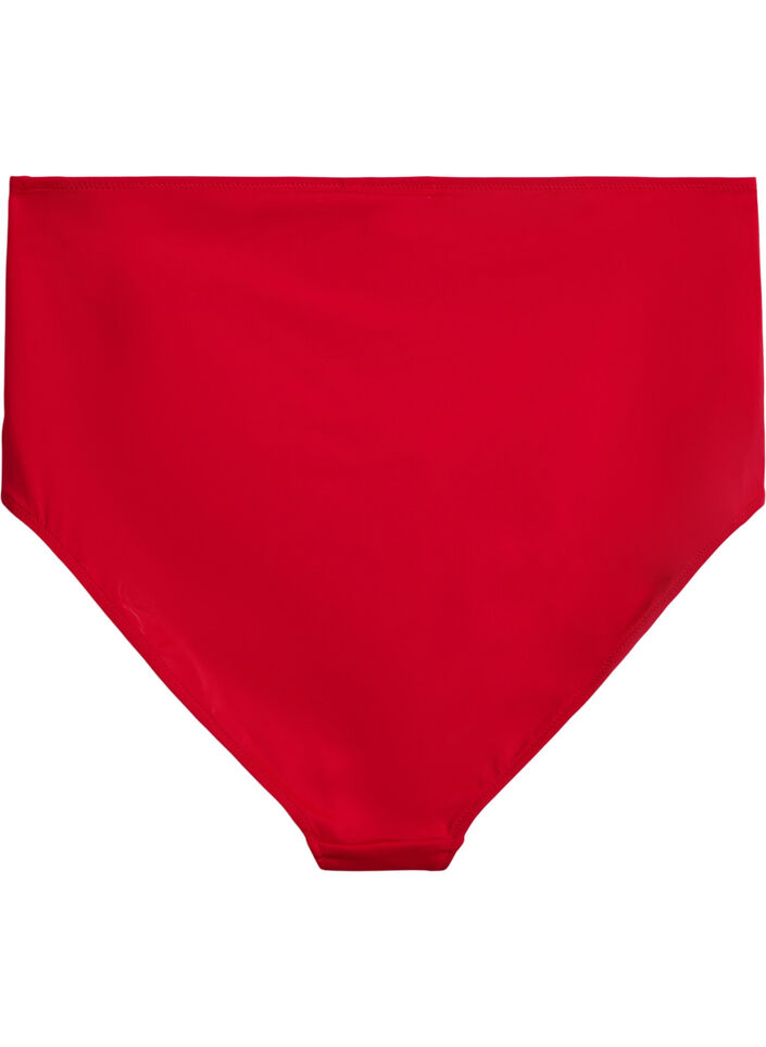D&oacute;l bikini z wysoka talia, Czerwony, Packshot image number 1