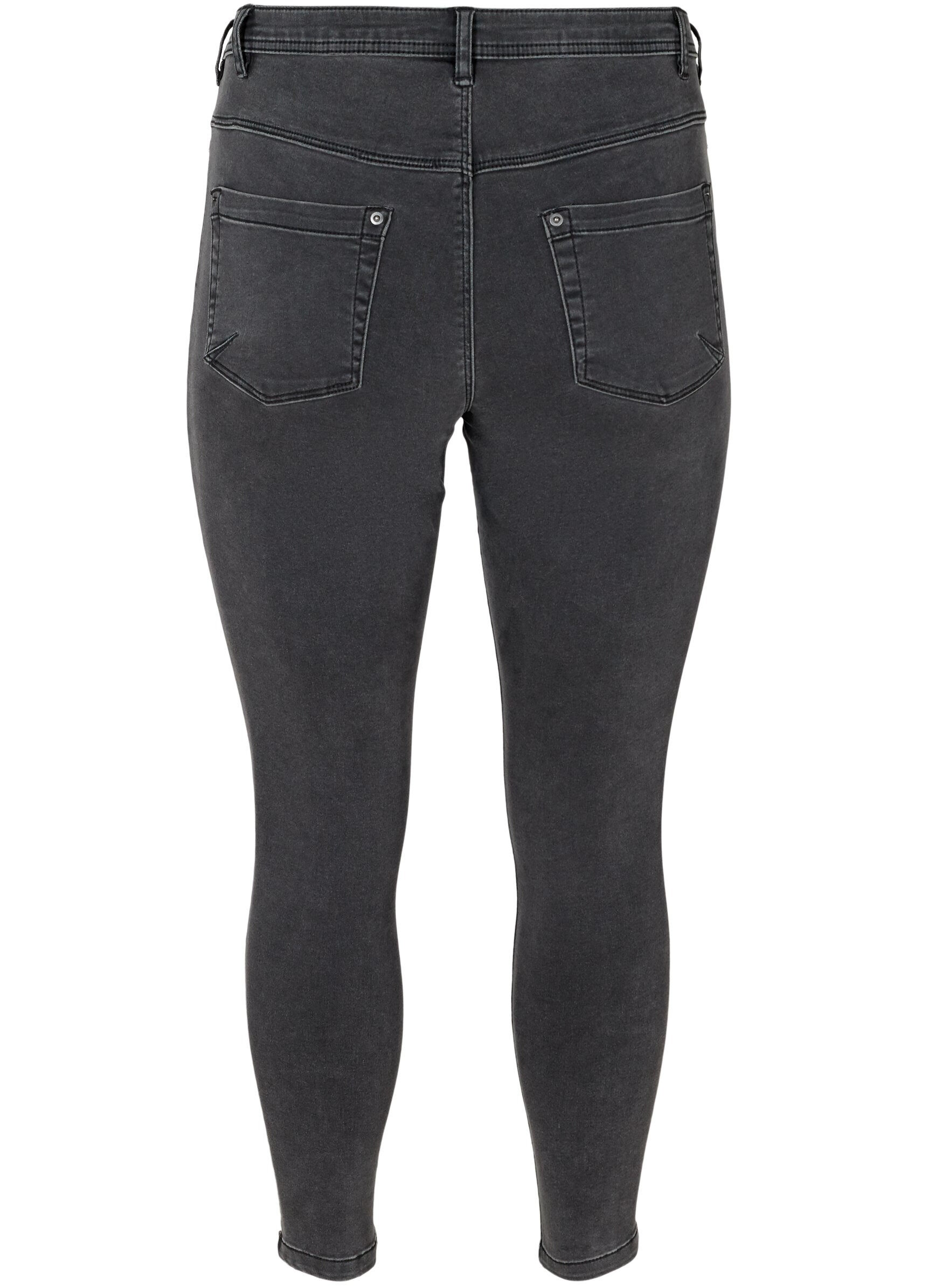 ZizziJeansy Amy nad kostke z suwakiem, Szary, Packshot image number 1