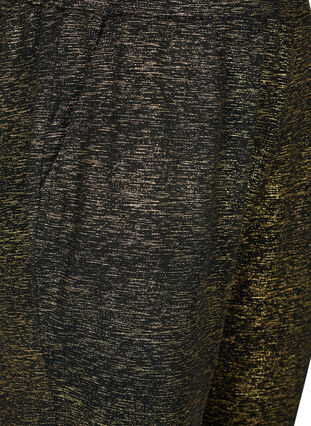 Spodnie Maddison ze zlotym kolorem i kieszeniami, Black w. Gold, Packshot image number 2