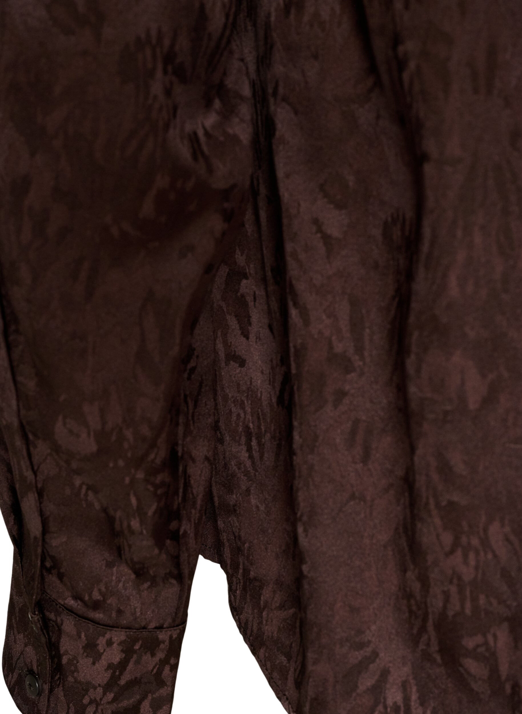 ZizziKoszula z wzorem paisley w tonacji ton w ton, Brązowy, Packshot image number 3