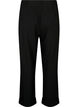 Podwijane spodnie z wysokim stanem, Black, Packshot image number 1
