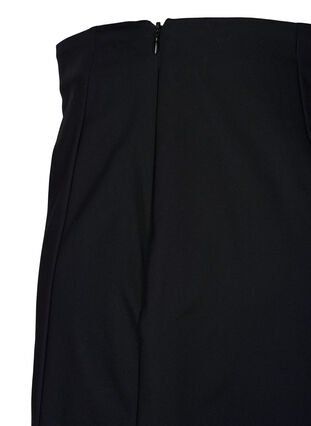 Krótka spódnica z rozcieciem, Black, Packshot image number 2