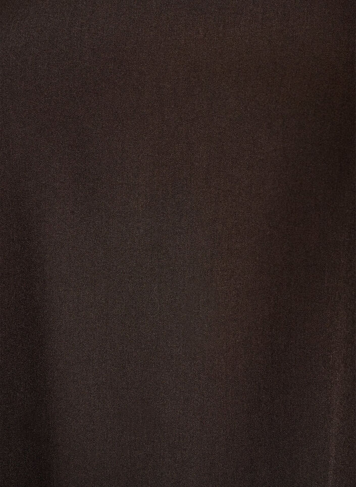 Sukienka bez rekaw&oacute;w w krate w pionowe paski, kroju A, Brązowy, Packshot image number 2