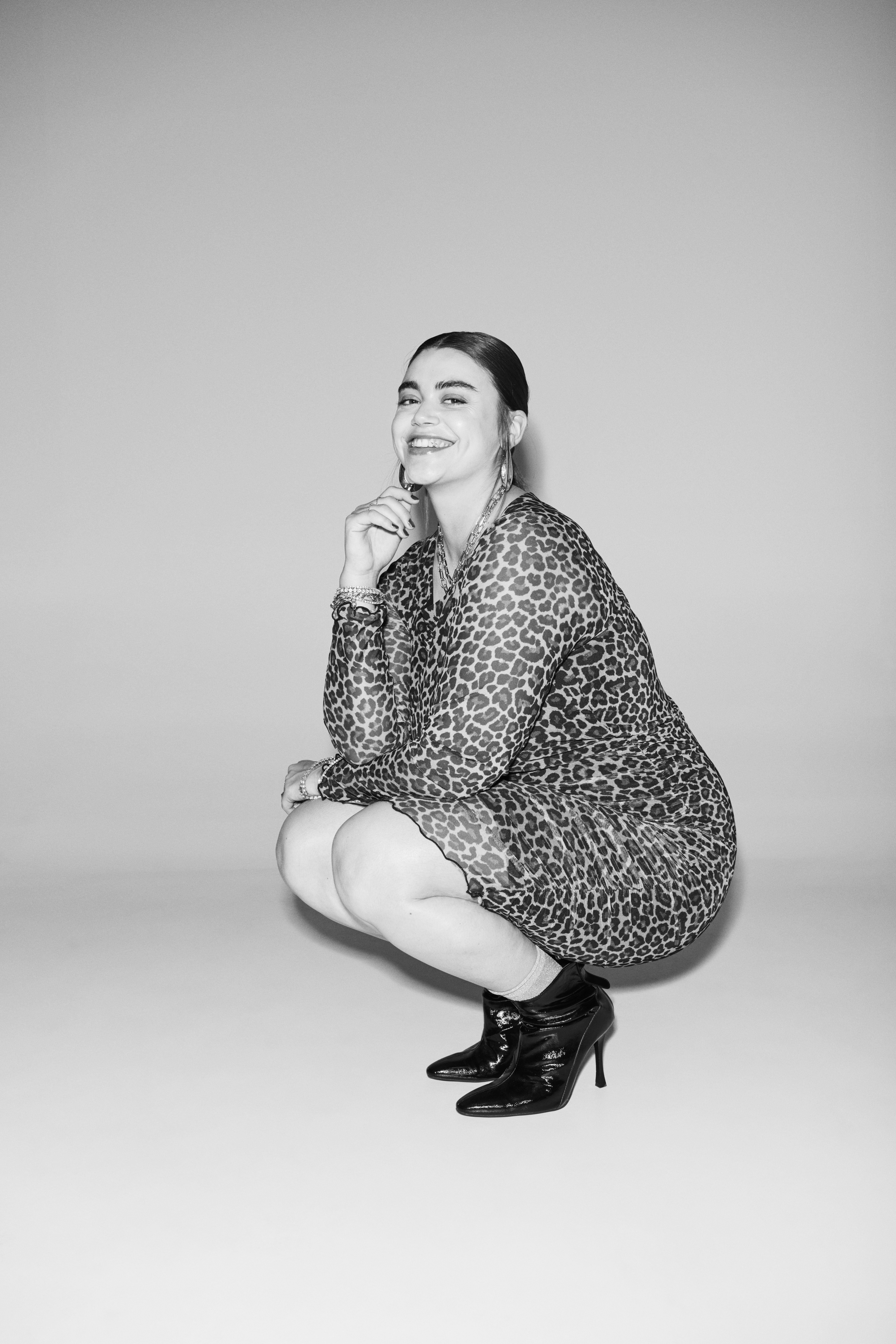 Zizzi Sukienka w panterkę, , Model