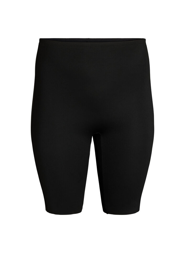 Lekkie, dlugie spodenki modelujace, Czarne, Packshot image number 0