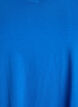 Bawelniana koszulka w jednolitym kolorze, Niebieskie, Packshot image number 2