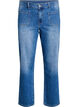 Jeansy z przednimi kieszeniami i prostymi nogawkami, Niebieskie, Packshot image number 0