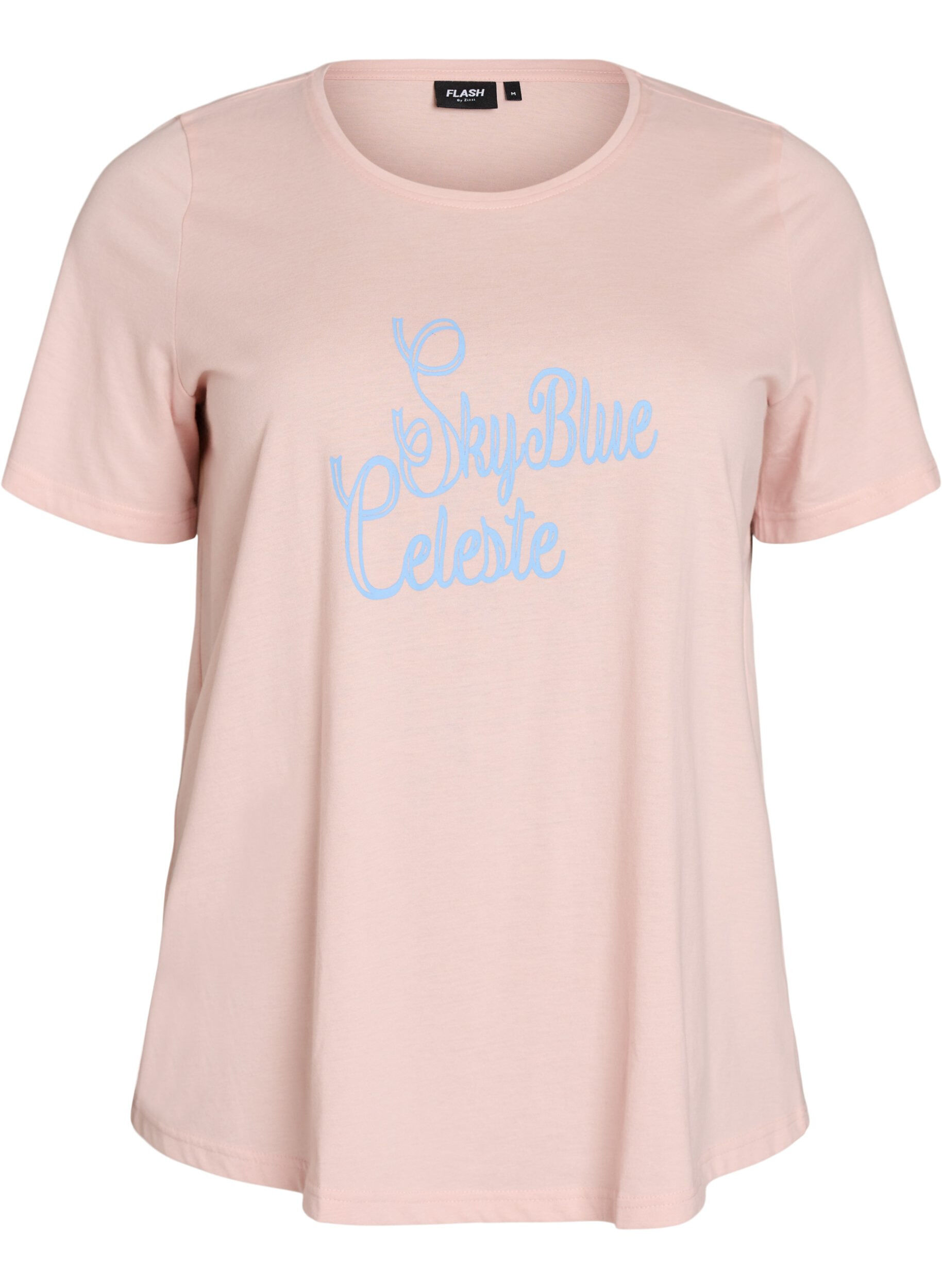 Zizzi FLASH - Koszulka z nadrukiem, R&oacute;żowy, Packshot image number 0