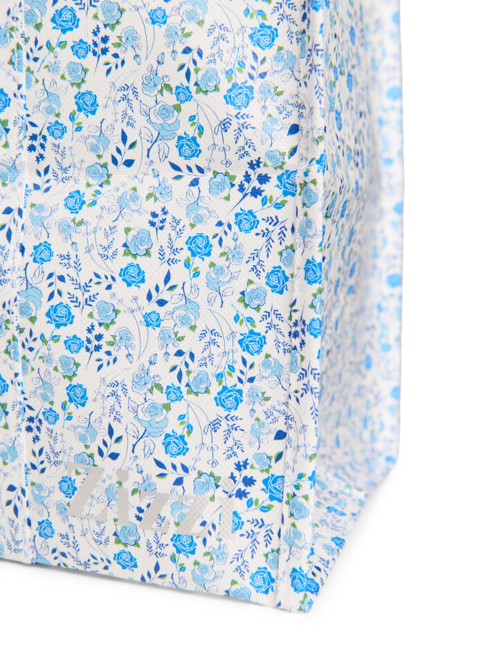 Torba na zakupy z suwakiem, Niebieskie, Packshot image number 2