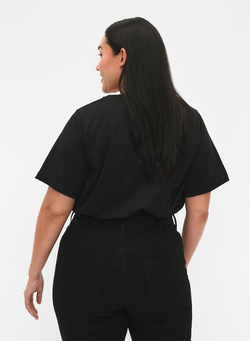 FLASH – 2-pack koszulka z motywem, Black/Port Royale , Model image number 1