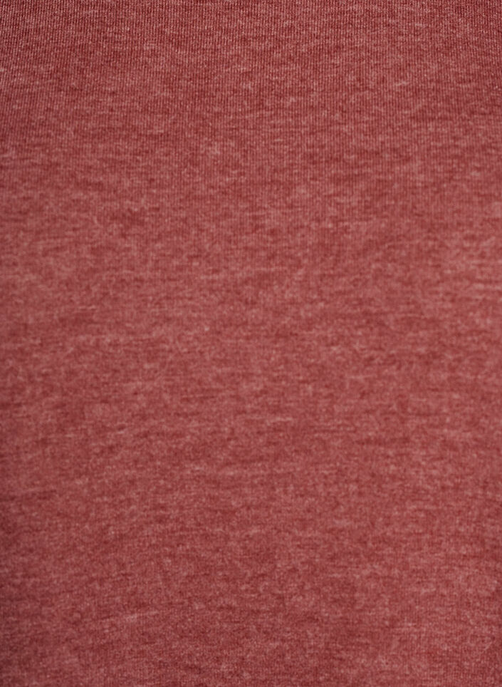 Bluzka z dzianiny z rekawami 3/4, Czerwony, Packshot image number 2