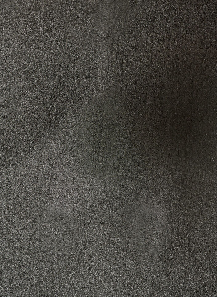 Kr&oacute;tkiej sukienki z organzy z falbanka na dole, Czarne, Packshot image number 2