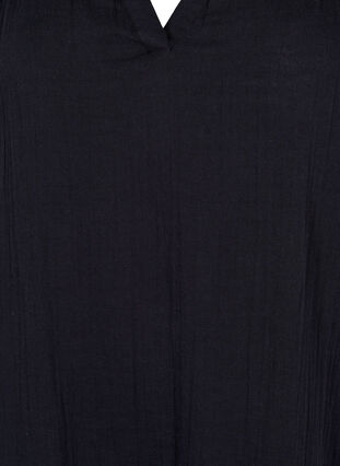 Bawelniana sukienka z krótkimi rekawami, Black, Packshot image number 2