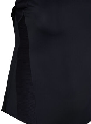 Strój kapielowy z drapowaniami, Black, Packshot image number 3