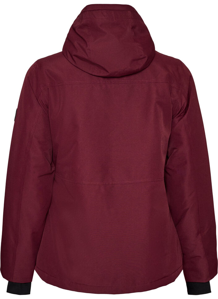 Funkcjonalna kurtka typu anorak z kapturem, Czerwony, Packshot image number 1