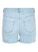Szorty jeansowe z wytwornymi detalami, Light Blue Denim, Packshot image number 1