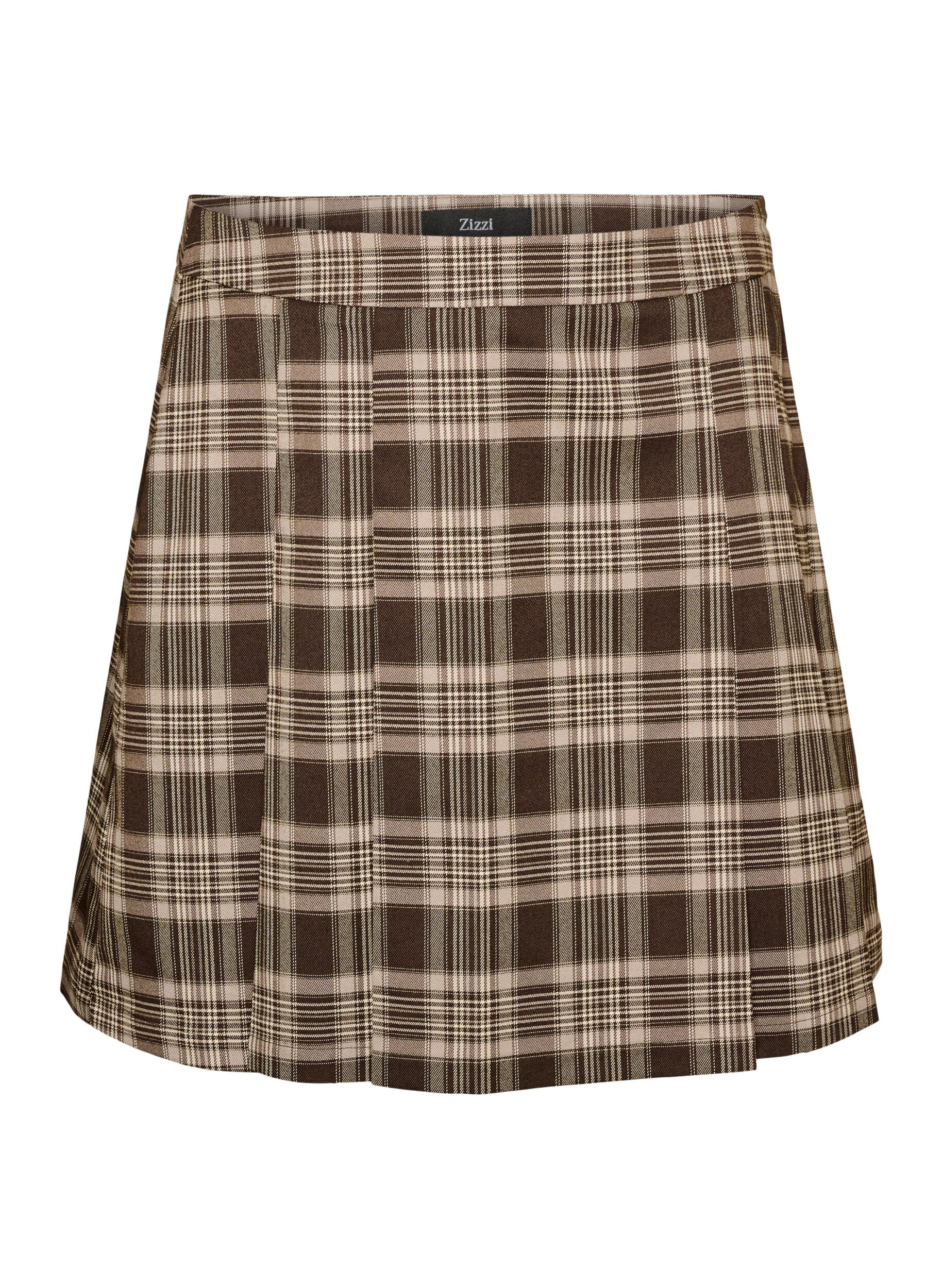 Kr&oacute;tka sp&oacute;dnica z krochmalem i fasonem A-line