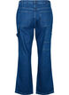 Jeansy cargo o prostym kroju, Dark blue, Packshot image number 1