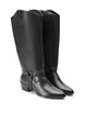 Dlugie buty z odpinanym cholewem, Czarne, Packshot image number 1