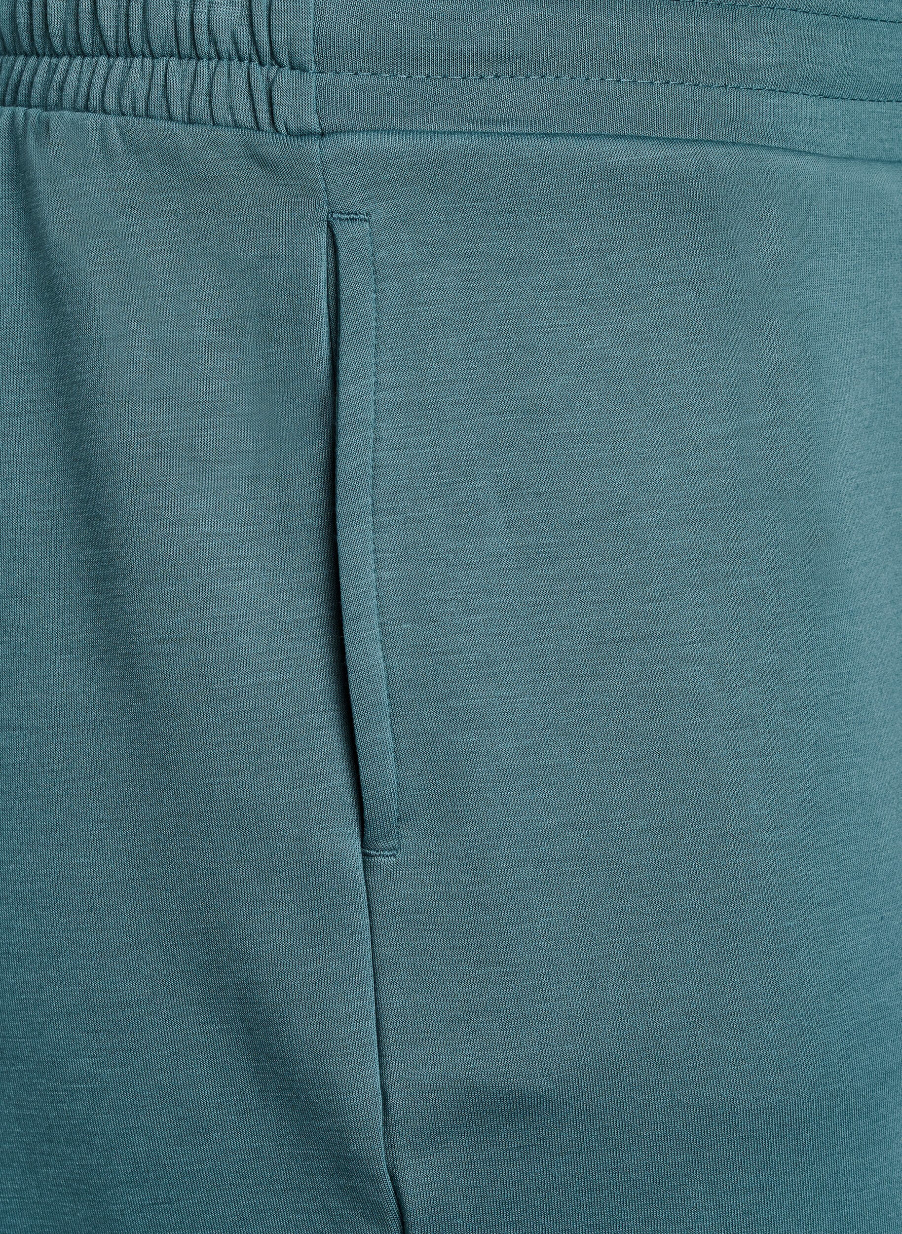 Zizzi Szorty wykonane z mieszanki modalowej z kieszeniami, Zielony, Packshot image number 2