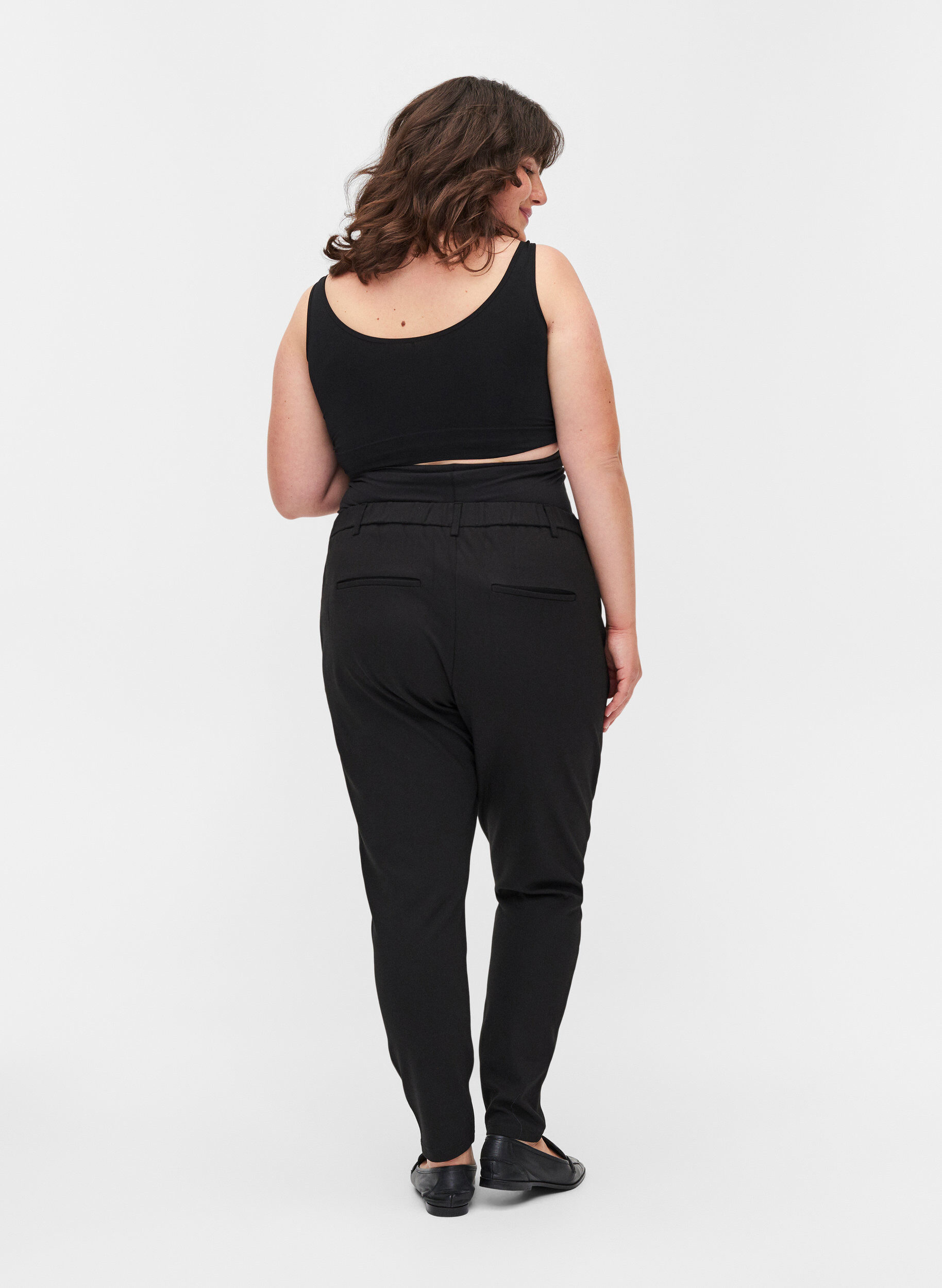 Zizzi Maternity Maddison pants, Black, Model image number 1