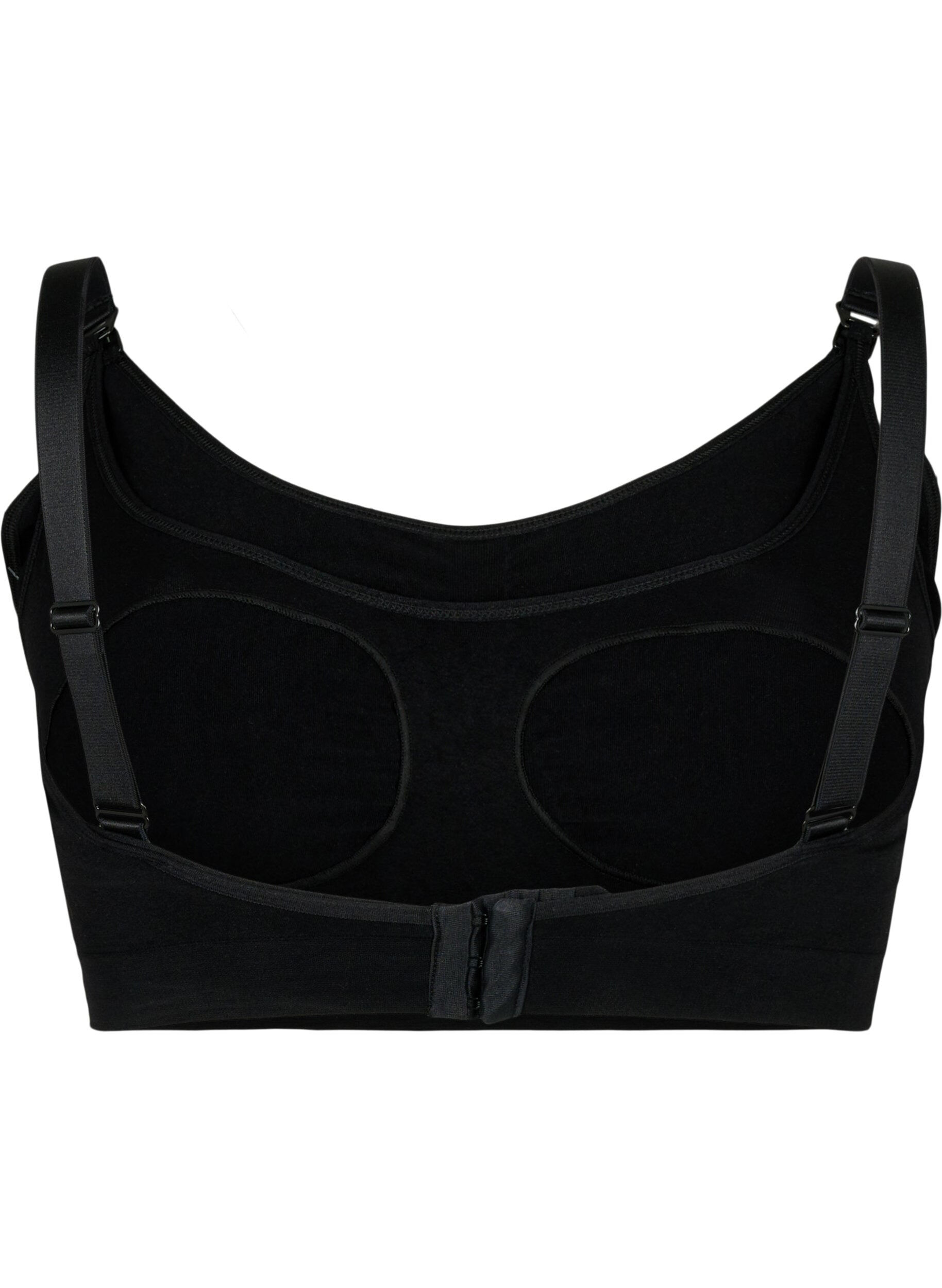 Zizzi Biustonosz dla karmiacych, Czarne, Packshot image number 1