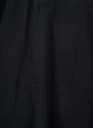 Sukienka z krótkim rekawem i kapturem, Black, Packshot image number 3