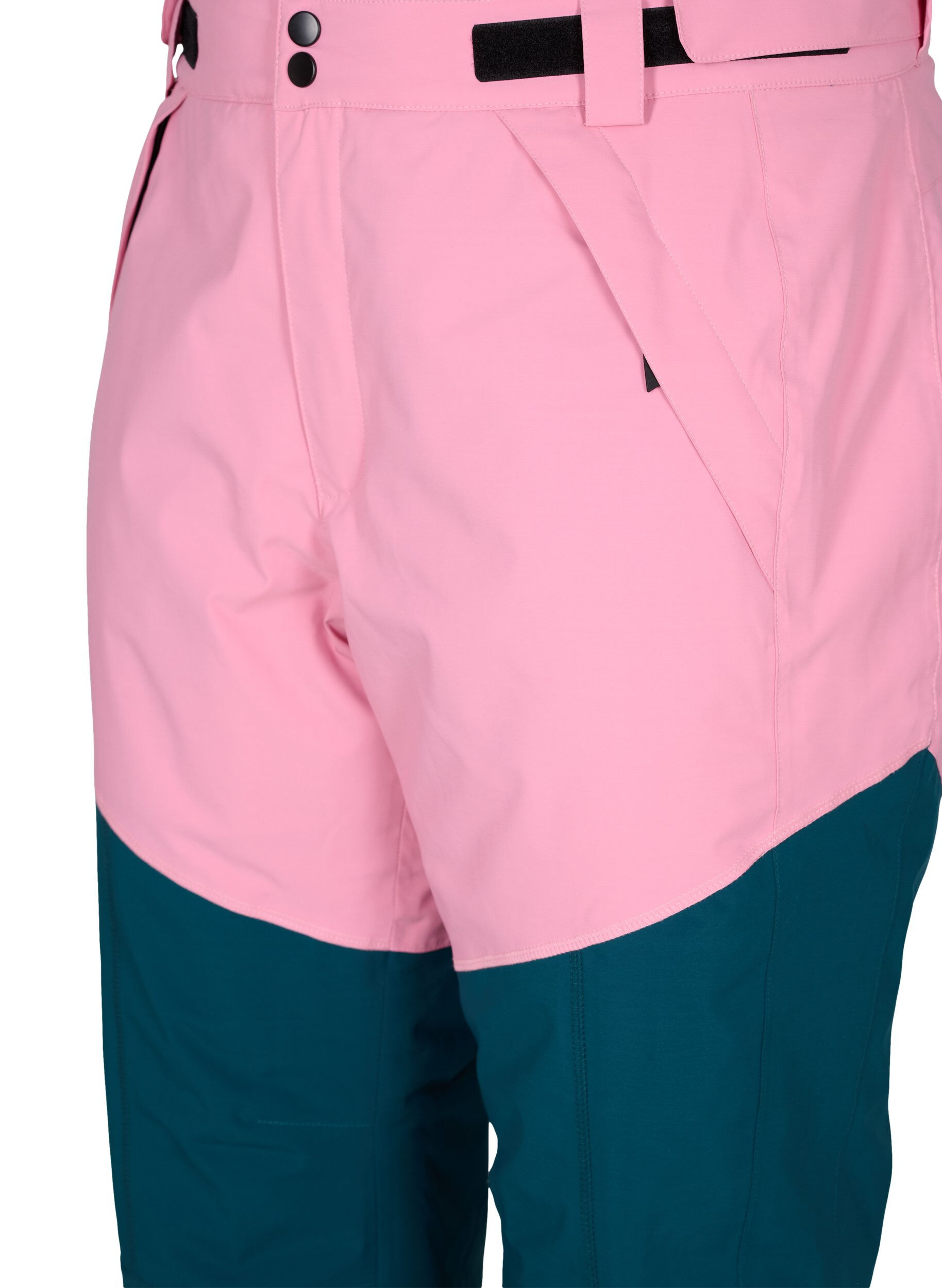 Zizzi Ski pants with pockets, Sea Pink Comb, Packshot image number 2
