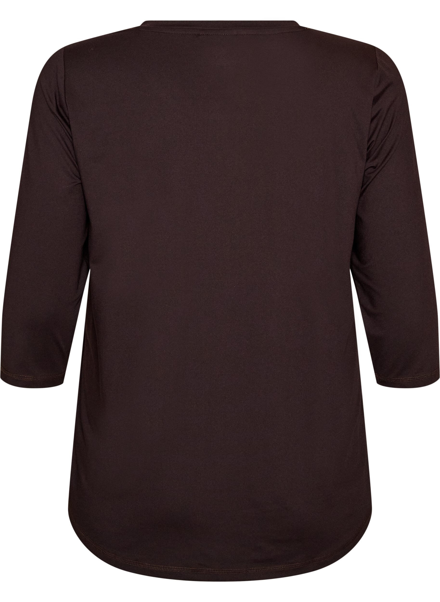 ZizziSportowy top z rekawami 3/4, Brown, Packshot image number 1