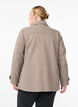 Kr&oacute;tki plaszcz z dwurzedowym zapieciem na guziki, Beżowy, Model image number 2