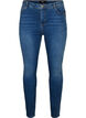 Bardzo waskie jeansy Amy z wysokim stanem, Blue denim, Packshot image number 0