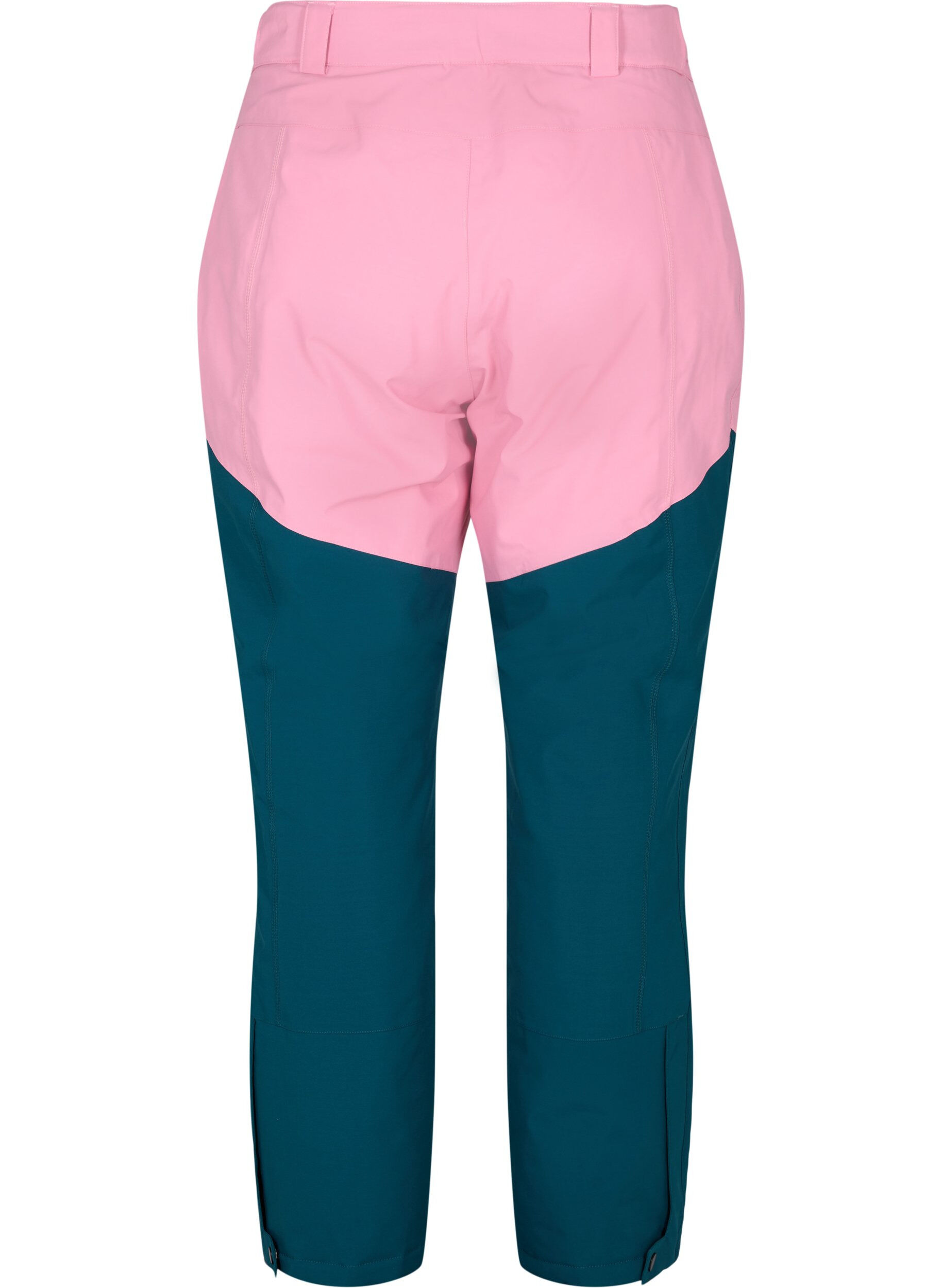 Zizzi Ski pants with pockets, Sea Pink Comb, Packshot image number 1