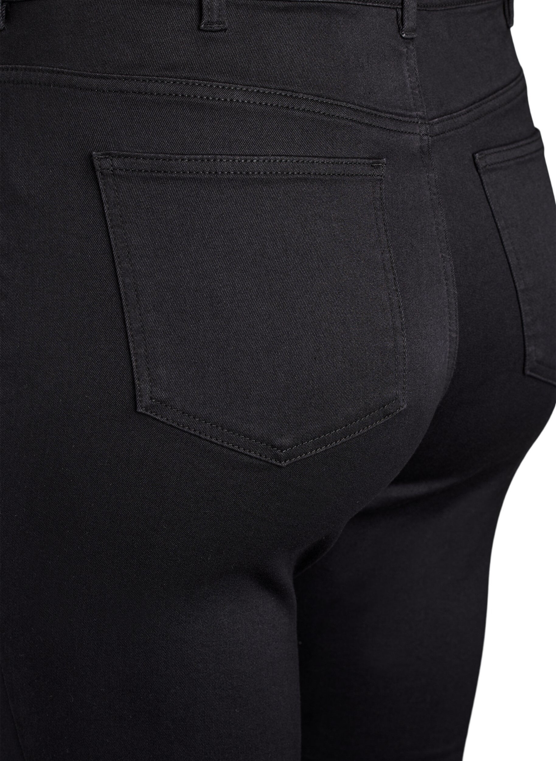 ZizziJeansy Amy super slim z wysokim stanem, Czarne, Packshot image number 3