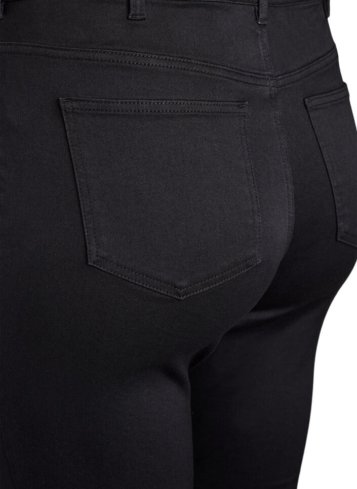 Jeansy Amy super slim z wysokim stanem, Czarne, Packshot image number 3
