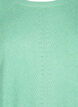 Dzianinowa bluzka z okraglym dekoltem, Light G. Green Mel., Packshot image number 2