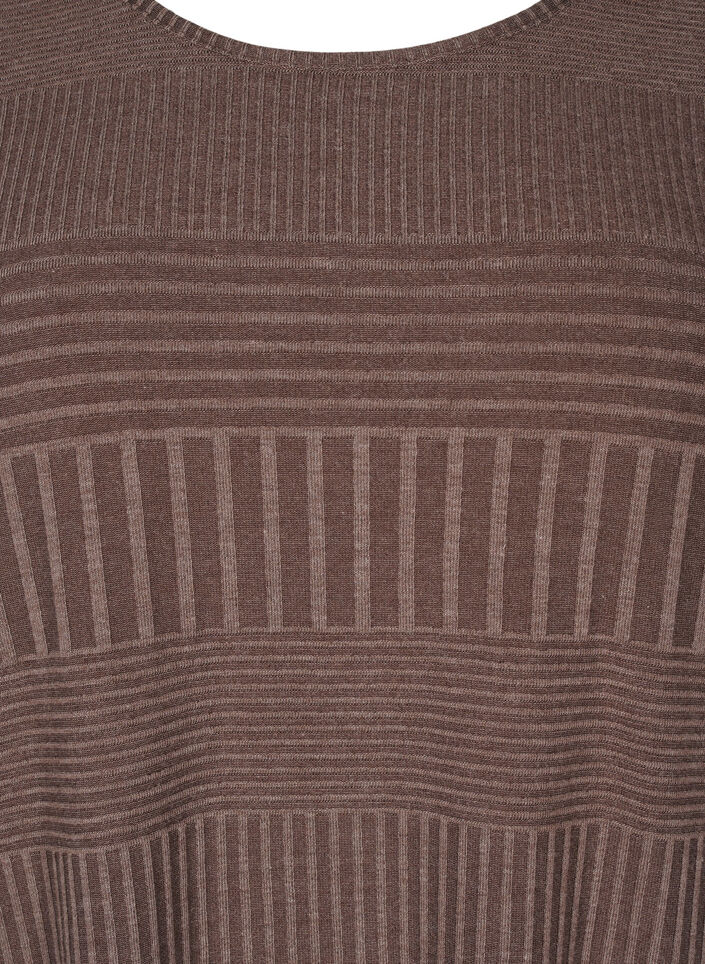 Sukienka z rekawem 3/4 i wzorem w paski, Ch. Martini Mel., Packshot image number 2