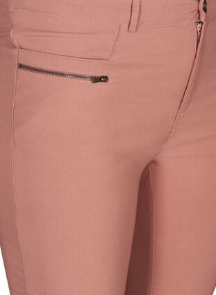 Dopasowane spodnie 3/4 z suwakami, Old Rose, Packshot image number 2