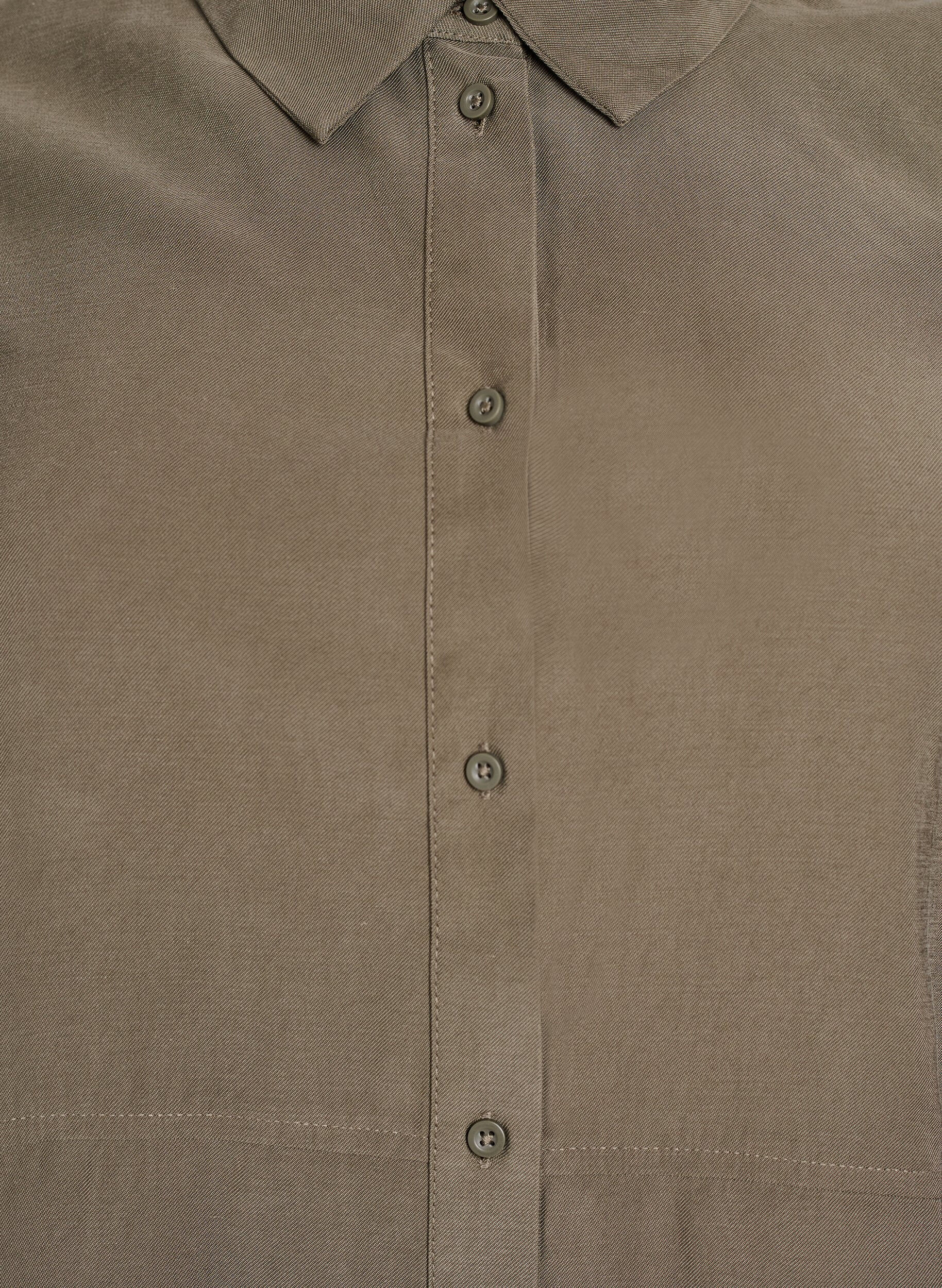 Zizzi FLASH - Koszula z kolnierzykiem i podwijanymi rekawami, Zielony, Packshot image number 2