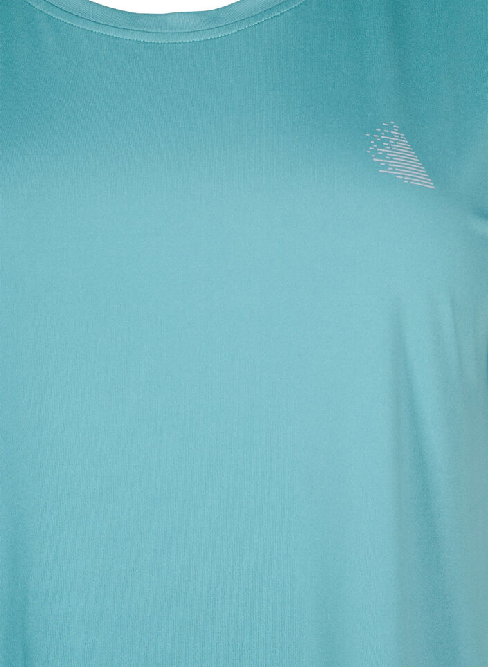 Jednokolorowa koszulka treningowa, Zielony, Packshot image number 2